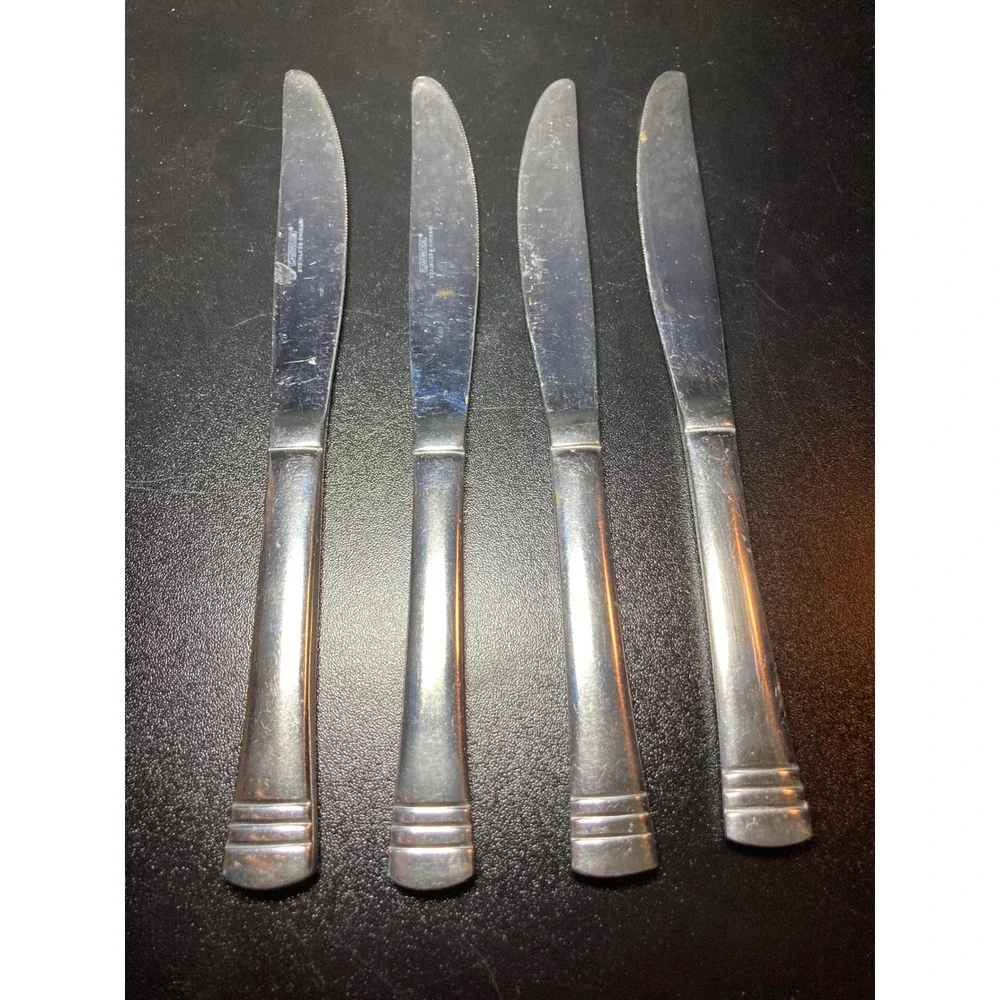 Cambridge Stainless Flatware Set 24 Pc Spoons Forks Knives Replacement Lot China